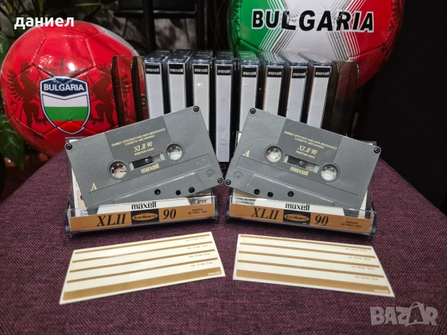 Качествени аудио касети MAXELL XLII90 - TYPE II - хромна лента - като нови + подарък, снимка 2 - Аудио касети - 54684225