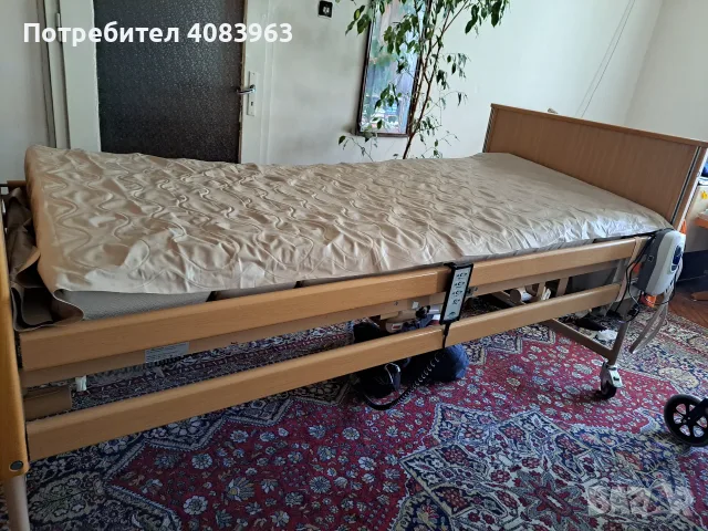 Електрическо болнично легло, снимка 2 - Грижа за инвалиди - 55296267