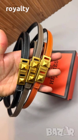 Hermes Нови Дамски Колани Различни Цветове Ерме , снимка 2 - Колани - 55152670