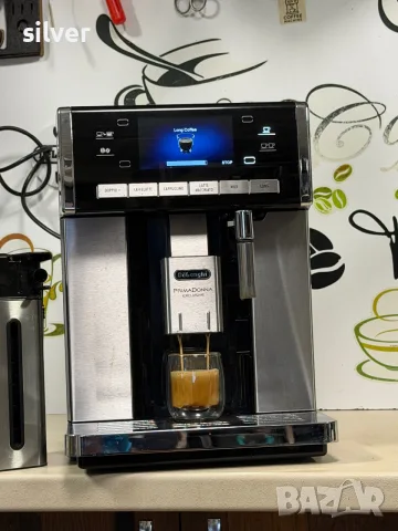 Кафемашина кафе автомат delonghi Primadonna Exclusive с гаранция, снимка 6 - Кафемашини - 55372179