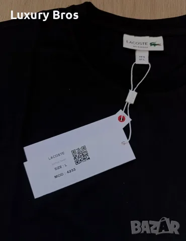 Мъжки тениски Lacoste, снимка 5 - Тениски - 55624937