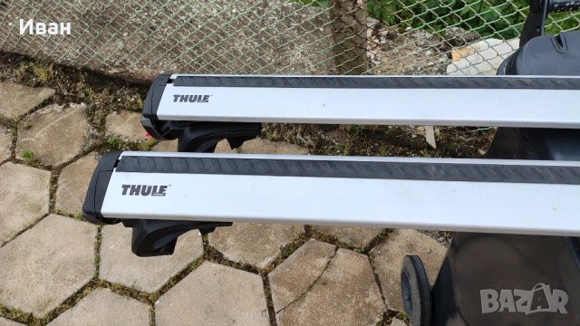 Автобокс Thule Touring L 420l + аеродинамични греди Thule , снимка 9 - Аксесоари и консумативи - 54880283