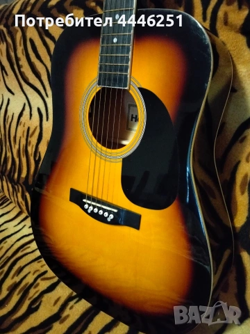 Електро акустична китара Hobax с Fishman 301, снимка 2 - Китари - 54367890