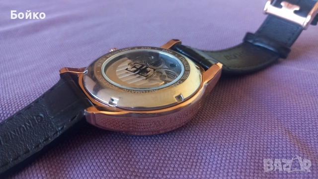 Thomas Earnshaw Longitude Skeleton Automatic чисто нов пълен комплект, снимка 7 - Мъжки - 55178579