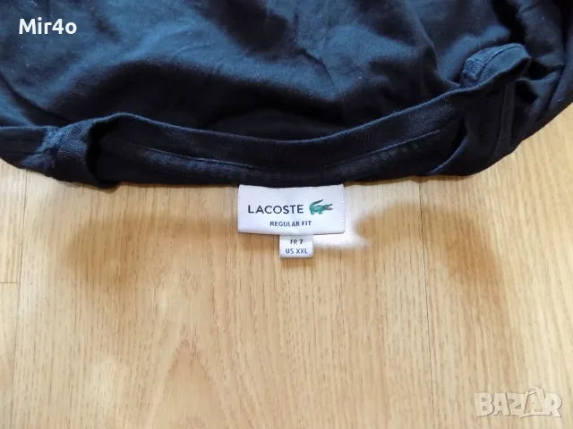 тениска lacoste риза блуза потник горнище яка оригинал мъжка M, снимка 11 - Тениски - 46525745