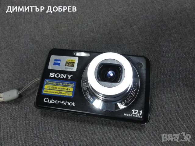 ЦИФРОВ ФОТОАПАРАТ SONY CYBER-SHOT DSC-W215 12.1MP CCD ZEISS DIGITAL CAMERA Y2K DIGICAM, снимка 5 - Фотоапарати - 55334371