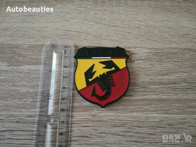 цветна метална емблема с черни акценти Abarth, снимка 6 - Аксесоари и консумативи - 54451224