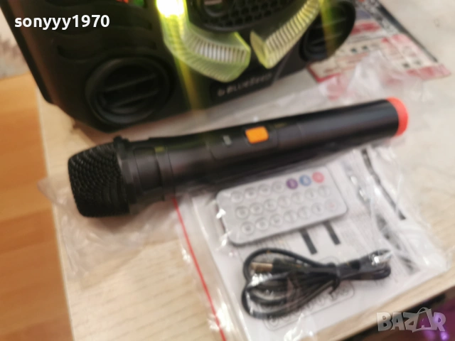 ТОНКОЛОНА С БЛУТУТ МИКРОФОН И ДИСТАНЦИЯ 0205261725, снимка 3 - Bluetooth тонколони - 54390465