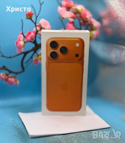 НОВ!!! Apple iPhone 17 Pro, 256GB, 5G, Cosmic Orange + подарък оригинален адаптер Apple, снимка 3 - Apple iPhone - 54965346