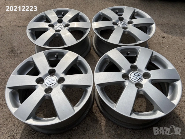 4 броя алуминиеви джанти за Suzuki Swift 15, снимка 5 - Гуми и джанти - 54413705