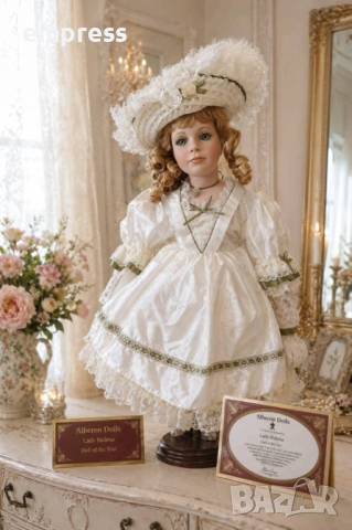 Порцеланова кукла Alberon Lady Helena , снимка 2 - Колекции - 54759491