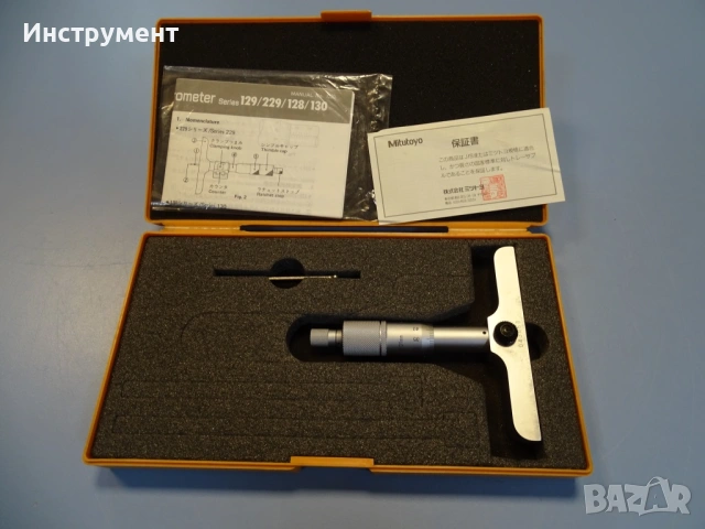 Дълбокомер Mitutoyo 128-102 depth micrometer 0-25mm DMS100-25