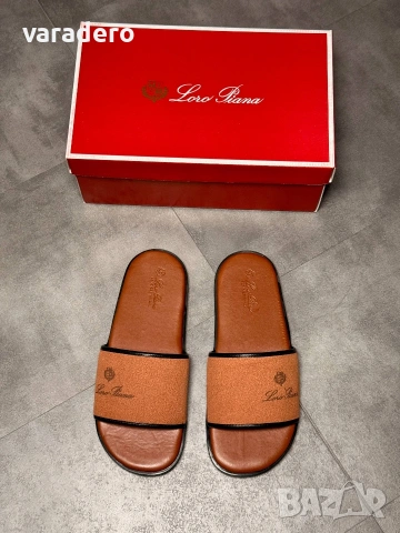 Мъжки чехли Loro Piana , снимка 4 - Мъжки чехли - 54523405