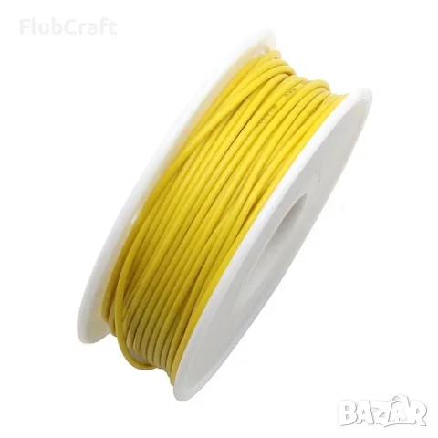 Проводник UL 1007, Ролка 20 Метра, 30 AWG, Жълт