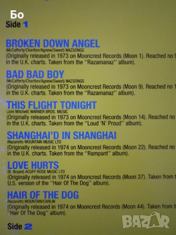 грамофонни плочи Nazareth, снимка 11 - Грамофонни плочи - 54059859