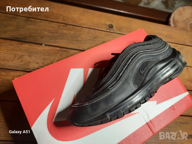 Nike Air Max 97 Black, снимка 9 - Маратонки - 54874831