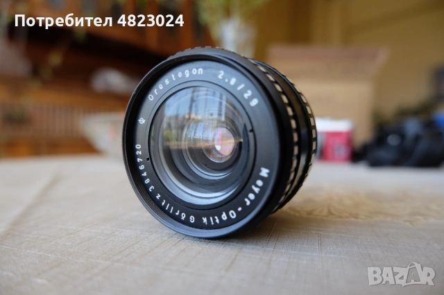 Meyer Optik Gorlitz Orestegon 29mm f2.8 Lens. M42 Mount, снимка 5 - Обективи и филтри - 54552411