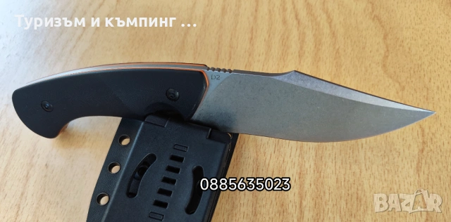 Ловен нож /ръчна изработка и стомана D2 / - модел 2, снимка 6 - Ножове - 46232659