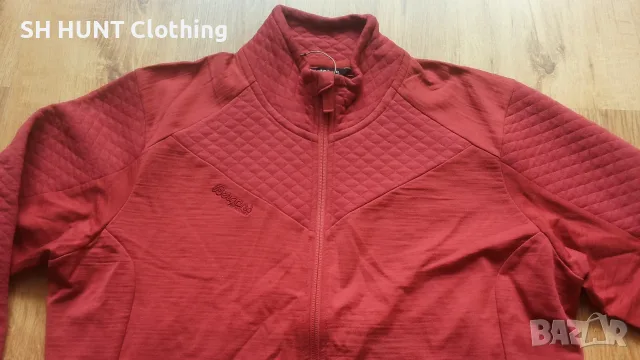 Bergans of NORWAY Middagstind Lady Jacket 100% Merino Wool размер XL дамска горница - 2793, снимка 4 - Жилетки - 55422565
