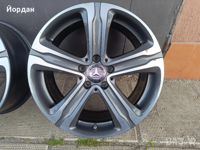 ОРИГИНАЛНИ джанти 18 ' цола 5x112 МЕРЦЕДЕС / MERCEDES BENZ ET38 8J + датчици, снимка 9 - Гуми и джанти - 54200716