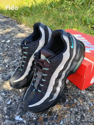 Nike Air Max 95 Black Aura Green, снимка 2 - Маратонки - 55453318