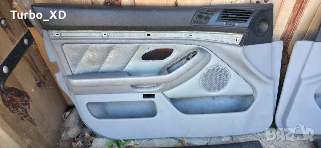 Продавам сиви кожени кори за вратите за BMW E39, снимка 2 - Части - 51966258