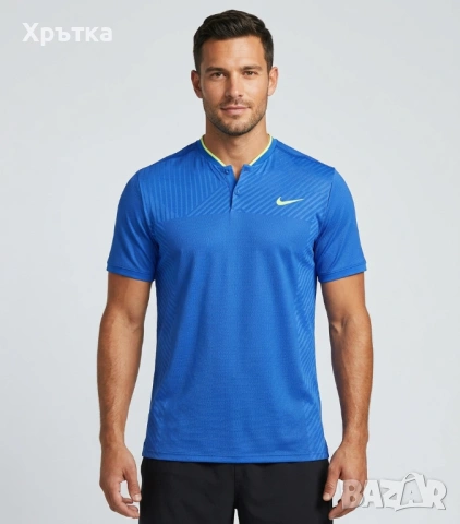 Nike Tennis Advantage - Оригинална мъжка тениска с яка размер L