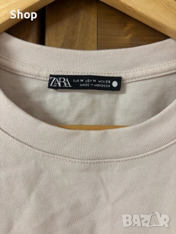 Тениска на Zara , снимка 2 - Тениски - 54093013