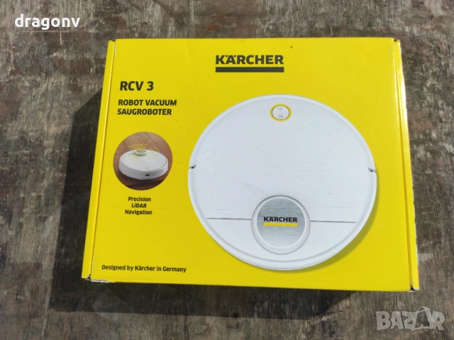 Робот прахосмукачка Karcher RCV 3 WiFi, 33W, нова