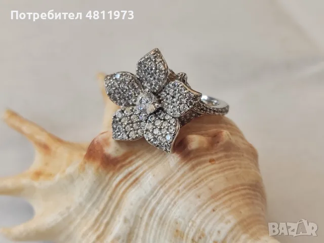 Сребърен пръстен арт 925, снимка 2 - Пръстени - 55637072