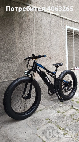 Електрически велосипед мекица Fatbike 26 цола, снимка 2 - Велосипеди - 54543923