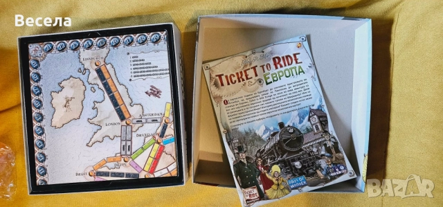 Ticket to Ride Europe , снимка 7 - Настолни игри - 54859046