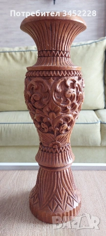 Дърворезба за ценители височина 38см , снимка 4 - Декорация за дома - 54058993