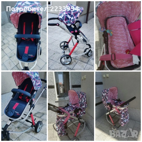 Бебешката количка Cosatto Giggle 2, в специфичния десен "Magic Unicorns", 120евро