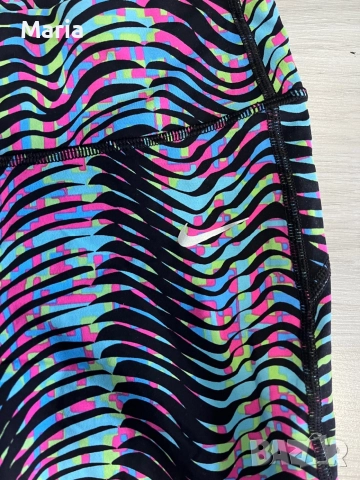 Nike Dri-FIT дамски спортен клин цветен размер S оригинал, снимка 2 - Спортни екипи - 55226002