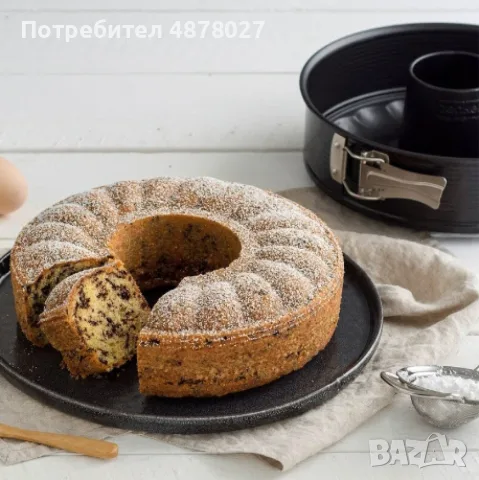 Кръгла форма за печене с две дъна 18см, снимка 6 - Съдове за готвене - 55529475