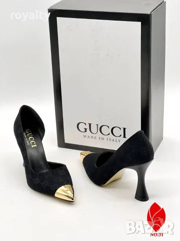 Gucci Нови Дамски Обувки на Ток Различни Цветове , снимка 3 - Дамски обувки на ток - 55339235