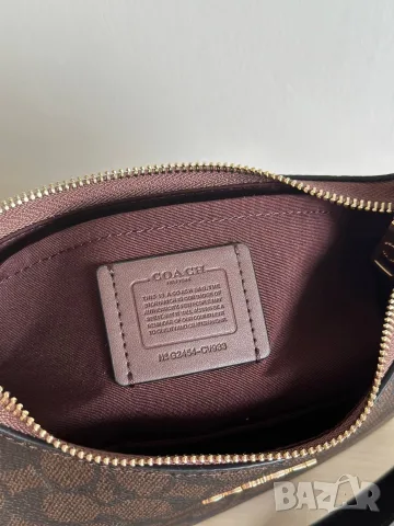 Coach Teri Shoulder Bag Signature Canvas – Walnut / Black, снимка 8 - Чанти - 55416381
