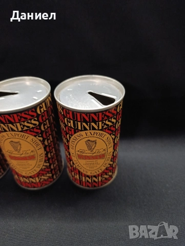 Кенчета от бира Guinness от 80 те , снимка 4 - Антикварни и старинни предмети - 54498344