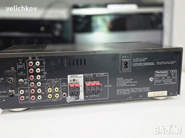 🔥 КЛАСИКА ОТ TECHNICS! Мощен Японски Ресивър Technics SA-EX310 🇯🇵🔊, снимка 6 - Ресийвъри, усилватели, смесителни пултове - 55019900