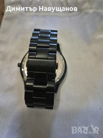 Michael Kors черен часовник , снимка 4 - Мъжки - 54495395