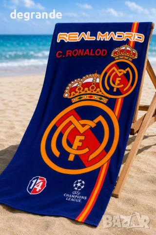 ⛱️Мъжки Плажни Кърпи 💫Real Madrid💫 BarceLana 💫Liverpool👇👇👇
