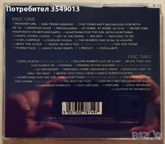 CD / ЦД компакт диск - Sparks - 2013 - Essential Collection [2 CD], снимка 8 - CD дискове - 54714089