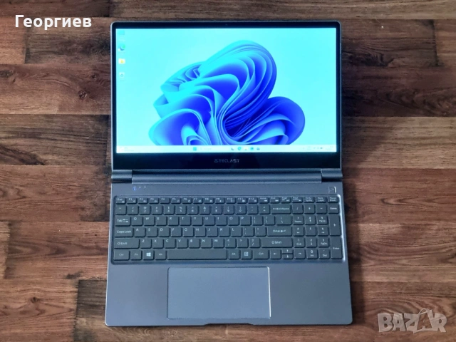 Алуминиев лаптоп FULL HD IPS четириядрен Intel 8GB RAM 256 SSD, снимка 2 - Лаптопи за игри - 54805727