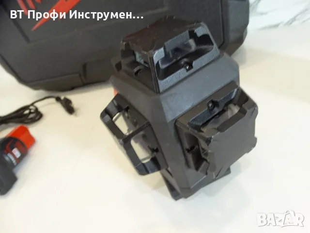 Резервиран Milwaukee M12 3PL - 3D зелен лазерен нивелир, снимка 3 - Измервателни инструменти - 55671237