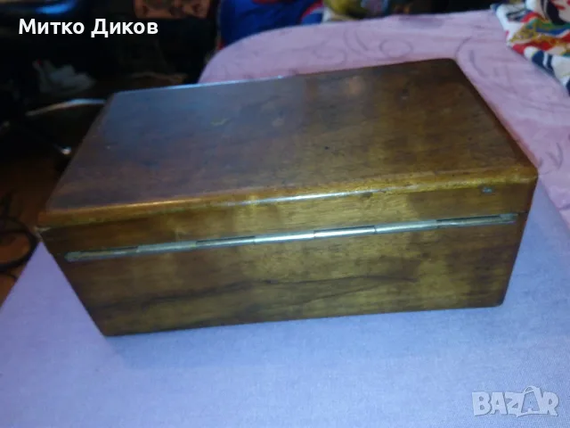 Дървена  кутия от соца 240х136х95мм №8, снимка 4 - Декорация за дома - 55571566