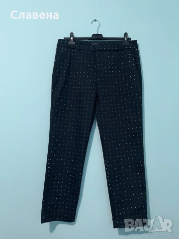 Черен панталон на точки/ромбчета Zara