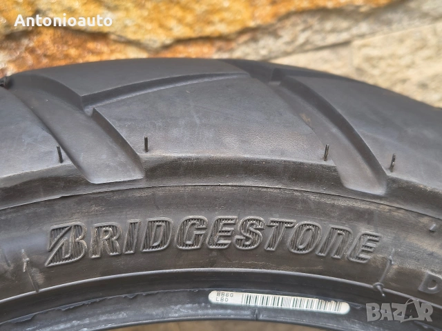 160 60 15 BRIDGESTONE BATTLAX ADVENTURECROSS TOURer AX41T 67H гума скутер гуми мото, снимка 6 - Гуми и джанти - 55163057