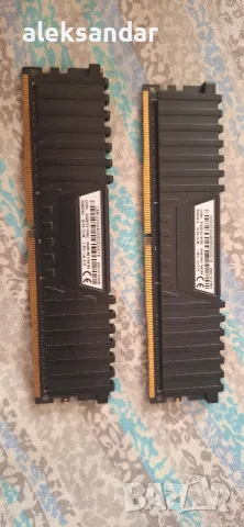Памет Corsair Vengeance LPX Black 32GB, DDR4, 3200MHz, CL16, Dual Channel Kit