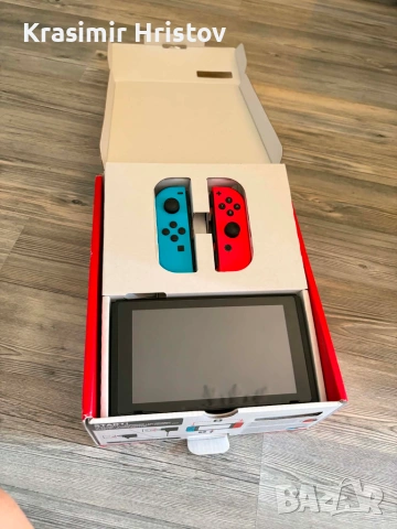 Nintendo Switch - Нинтендо конзола - Като нов!!!, снимка 2 - Nintendo конзоли - 54987638